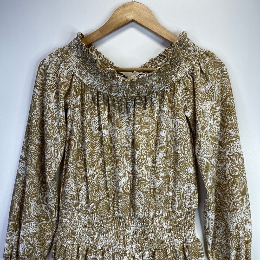 Michael Kors Daytime paisley mini dress khaki - S - Picture 3 of 12